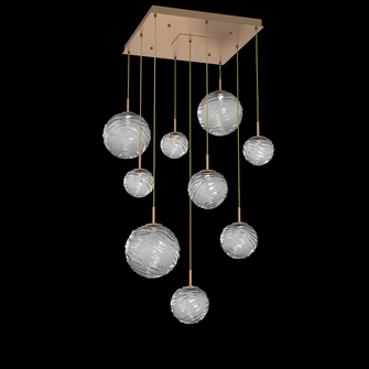 Gaia Square Multi-Pendant Chandelier (1289|CHB0092-09-NB-S-C01-L3)