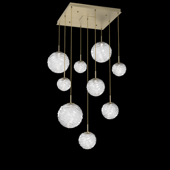 Gaia Square Multi-Pendant Chandelier (1289|CHB0092-09-HB-C-C01-L3)