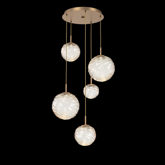 Gaia Round Pendant Chandelier (1289|CHB0092-05-NB-A-C01-L3)