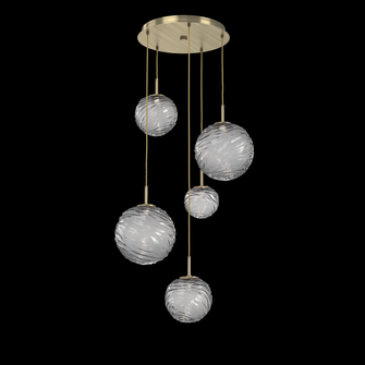 Gaia Round Pendant Chandelier (1289|CHB0092-05-HB-S-C01-L3)