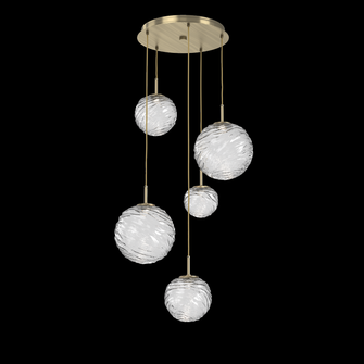 Gaia Round Pendant Chandelier (1289|CHB0092-05-HB-C-C01-L3)