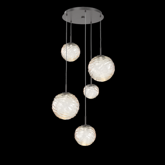 Gaia Round Pendant Chandelier (1289|CHB0092-05-GP-A-C01-L3)