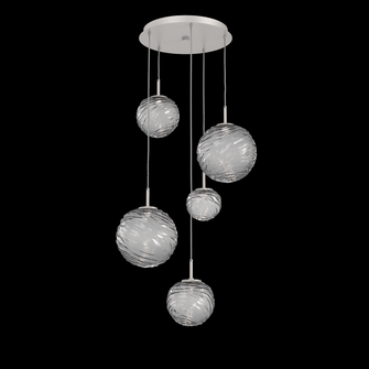 Gaia Round Pendant Chandelier (1289|CHB0092-05-BS-S-C01-L3)