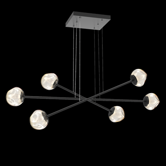 Luna Moda Multi-Piece Linear Chandelier (1289|PLB0095-M3-MB-GA-CA1-L1)