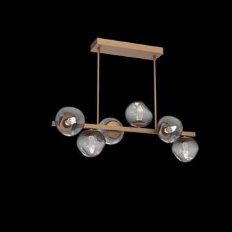 Luna Twisted Branch Chandelier (1289|PLB0095-T6-NB-GS-001-L1)