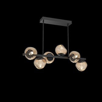 Luna Twisted Branch Chandelier (1289|PLB0095-T6-MB-GB-001-L1)