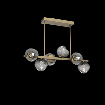 Luna Twisted Branch Chandelier (1289|PLB0095-T6-GB-GS-001-L1)