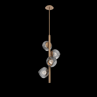 Luna Twisted Vine Chandelier (1289|CHB0095-T4-NB-FS-001-L1)