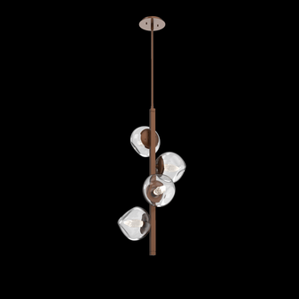 Luna Twisted Vine Chandelier (1289|CHB0095-T4-BB-GC-001-L1)