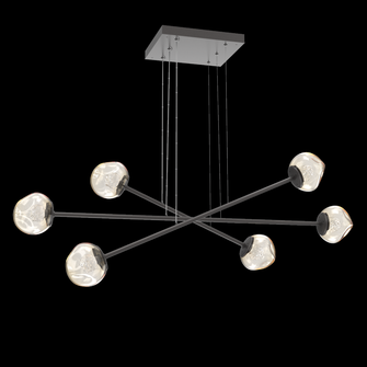 Luna Moda Multi-Piece Linear Chandelier (1289|PLB0095-M3-GP-FA-CA1-L3)