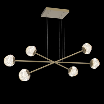 Luna Moda Multi-Piece Linear Chandelier (1289|PLB0095-M3-GB-ZA-CA1-L3)