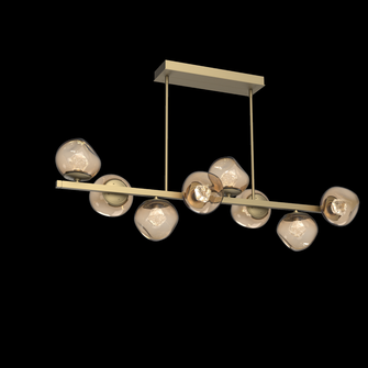 Luna Twisted Branch Chandelier (1289|PLB0095-T8-GB-ZB-001-L3)