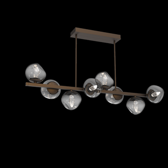 Luna Twisted Branch Chandelier (1289|PLB0095-T8-FB-GS-001-L3)