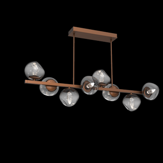 Luna Twisted Branch Chandelier (1289|PLB0095-T8-BB-GS-001-L3)