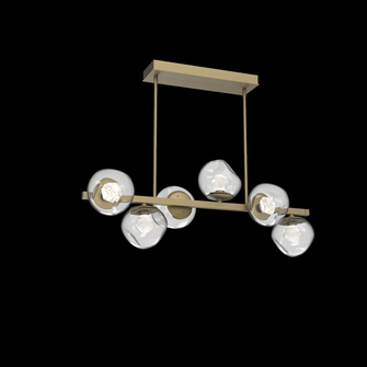 Luna Twisted Branch Chandelier (1289|PLB0095-T6-GB-ZC-001-L3)