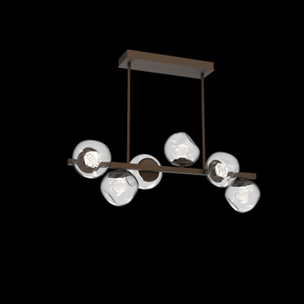 Luna Twisted Branch Chandelier (1289|PLB0095-T6-FB-ZC-001-L3)