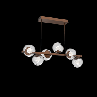 Luna Twisted Branch Chandelier (1289|PLB0095-T6-BB-ZC-001-L3)