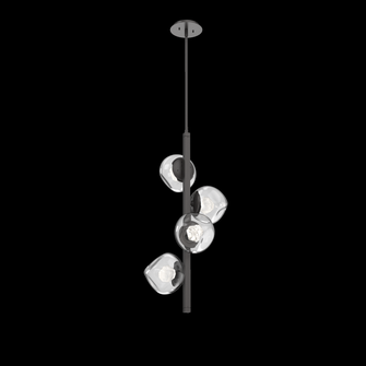 Luna Twisted Vine Chandelier (1289|CHB0095-T4-GP-ZC-001-L3)