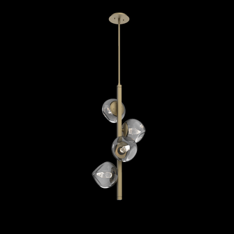 Luna Twisted Vine Chandelier (1289|CHB0095-T4-GB-GS-001-L3)