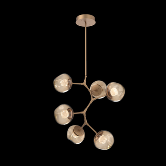 Luna Modern Vine Chandelier (1289|CHB0095-VA-NB-FB-001-L3)