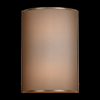 Uptown Mesh w/Glass Cover Sconce (1289|CSB0019-11-BB-F-E1)