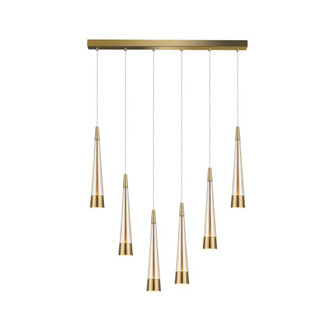 Sunnyvale Collection 6-Light Island Light Brass (12|AC6826BR)