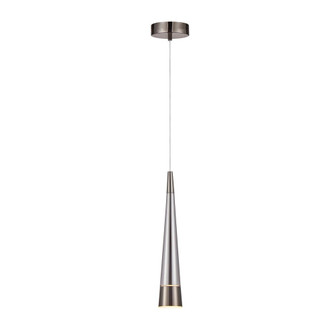 Sunnyvale Collection 1-Light Pendant Pearl Black and Smoke (12|AC6821SM)