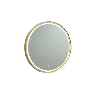 Reflections Collection Round Bathroom Mirror Brushed Brass (12|AM351)