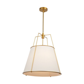 Pullman Collection 4-Light Pendant Brass (12|SC13364BR)