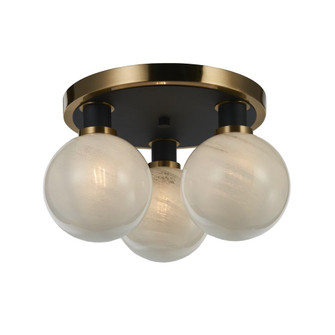 Gem Collection 3-Light Pendant Black and Brushed Brass (12|AC11873SW)