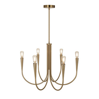 Bronte Collection 6-Light Chandelier Brass (12|AC11926BR)