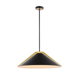 Baltic Collection 3-Light Pendant Black and Brushed Brass (12|AC11914BK)