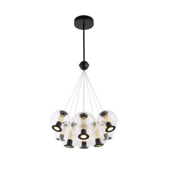 Arlo Collection 8-Light Chandelier Black (12|AC6848BK)