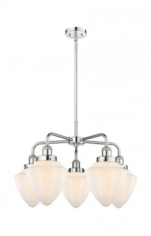 Bullet - 5 Light - 24 inch - Polished Chrome - Chandelier (3442|916-5CR-PC-G661-7)