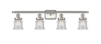 Canton - 4 Light - 36 inch - Brushed Satin Nickel - Bath Vanity Light (3442|916-4W-SN-G184S)