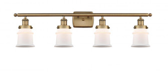 Canton - 4 Light - 36 inch - Brushed Brass - Bath Vanity Light (3442|916-4W-BB-G181S)