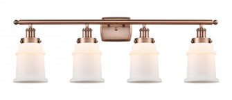 Canton - 4 Light - 36 inch - Antique Copper - Bath Vanity Light (3442|916-4W-AC-G181)