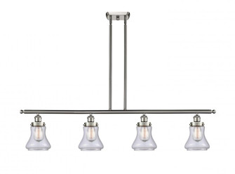 Bellmont - 4 Light - 48 inch - Brushed Satin Nickel - Stem Hung - Island Light (3442|916-4I-SN-G192)