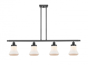Bellmont - 4 Light - 48 inch - Matte Black - Stem Hung - Island Light (3442|916-4I-BK-G191)