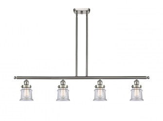 Canton - 4 Light - 48 inch - Brushed Satin Nickel - Stem Hung - Island Light (3442|916-4I-SN-G182S)