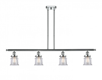 Canton - 4 Light - 48 inch - Polished Chrome - Stem Hung - Island Light (3442|916-4I-PC-G182S)