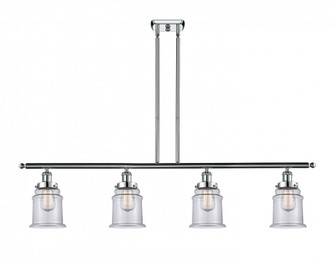 Canton - 4 Light - 48 inch - Polished Chrome - Stem Hung - Island Light (3442|916-4I-PC-G182)