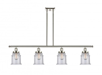 Canton - 4 Light - 48 inch - Polished Nickel - Stem Hung - Island Light (3442|916-4I-PN-G184)