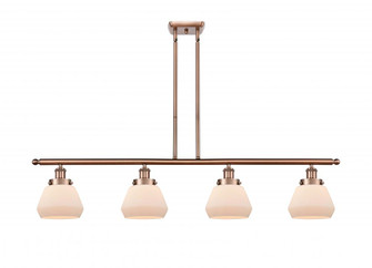 Fulton - 4 Light - 48 inch - Antique Copper - Stem Hung - Island Light (3442|916-4I-AC-G171)