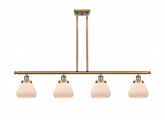 Fulton - 4 Light - 48 inch - Brushed Brass - Stem Hung - Island Light (3442|916-4I-BB-G171)