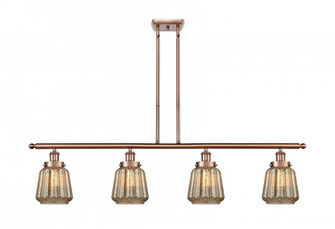 Chatham - 4 Light - 48 inch - Antique Copper - Stem Hung - Island Light (3442|916-4I-AC-G146)