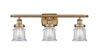 Canton - 3 Light - 26 inch - Brushed Brass - Bath Vanity Light (3442|916-3W-BB-G182S)