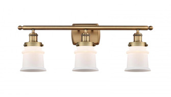 Canton - 3 Light - 26 inch - Brushed Brass - Bath Vanity Light (3442|916-3W-BB-G181S)