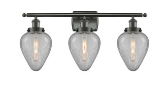 Geneseo - 3 Light - 26 inch - Oil Rubbed Bronze - Bath Vanity Light (3442|916-3W-OB-G165)