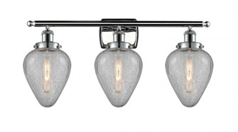Geneseo - 3 Light - 26 inch - Polished Chrome - Bath Vanity Light (3442|916-3W-PC-G165)